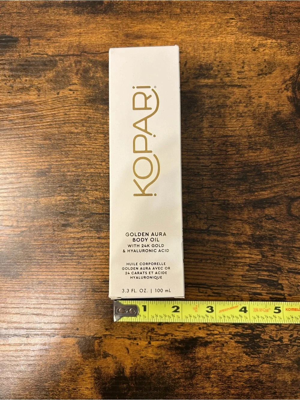 Kopari Golden Aura Body Oil 24K Gold & Hyaluronic Acid 3.3 oz